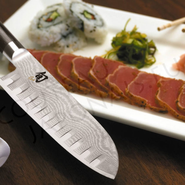 Kai Shun Classic Μαχαίρι Γενικής Χρήσης Santoku Με Αυλακώσεις 18 εκ