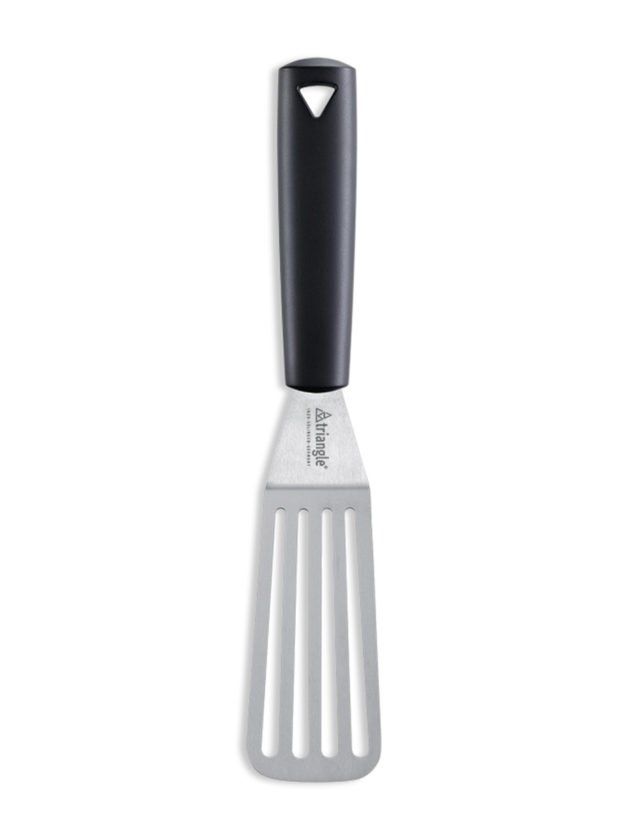 Triangle Spatula Cranked Slotted 12 cm