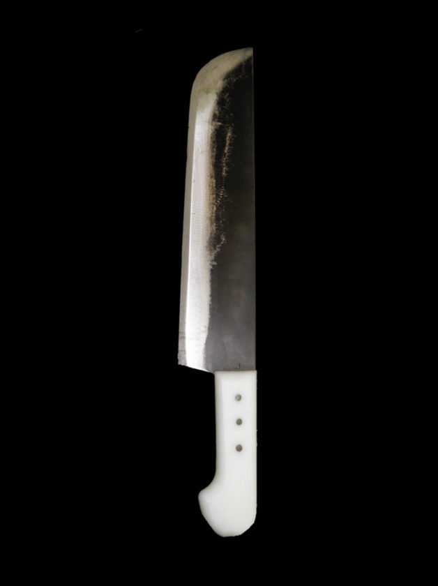 Fish Cleaver in Black Steel 40 cm