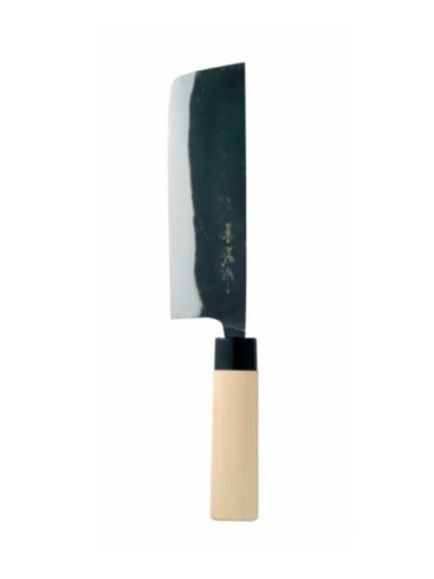 Kaneyoshi Saku Carbon Steel Μαχαίρι Nakiri Kurouchi 16,5 εκ