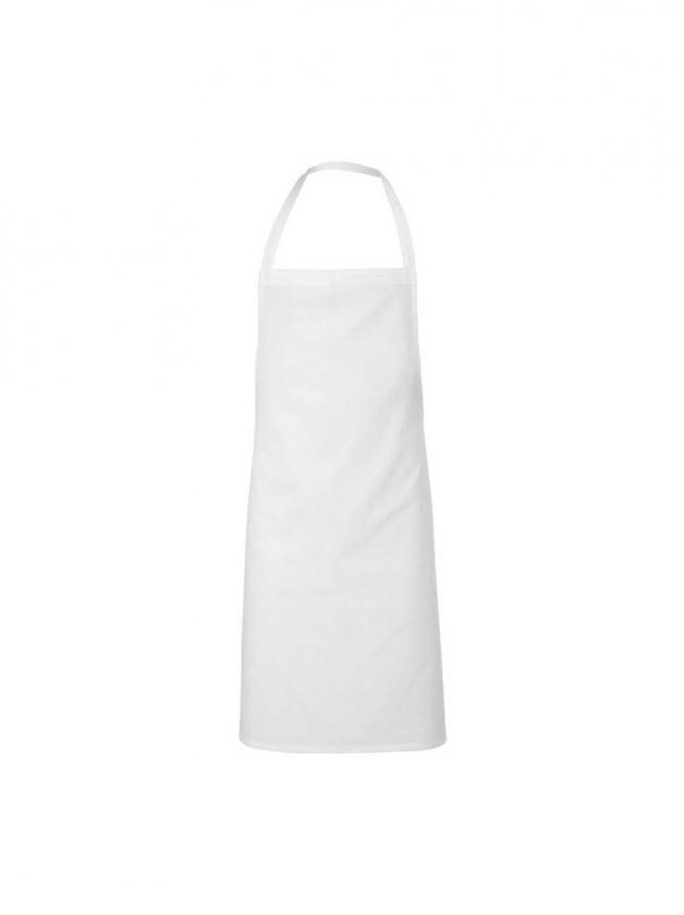 Giblor's Bib Apron Long White 70 x 90 cm