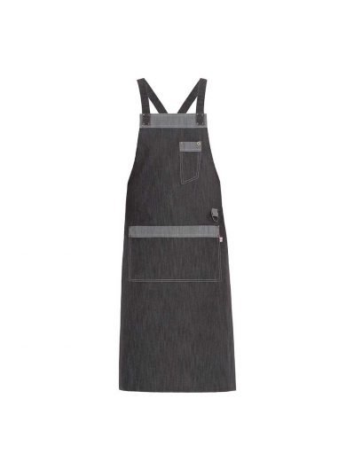 Giblor's Bib Apron Long Nizza Grey Brown