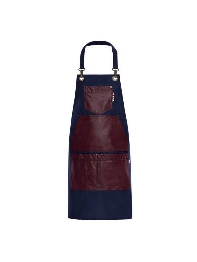 Giblor's Bib Apron Long Gauguin Blue