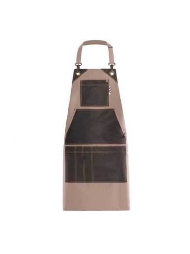 Giblor's Bib Apron Long Magritte Taupe Brown