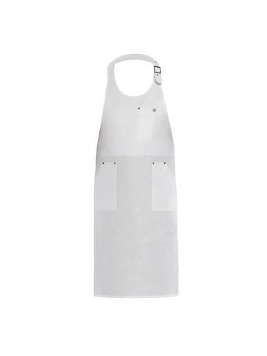 Giblor's Bib Apron Long Montresor White