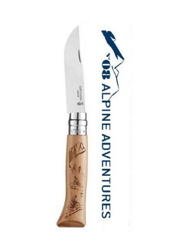 Opinel Traditional Alpine Adventures Pocket Knife Mountain Biking N°08