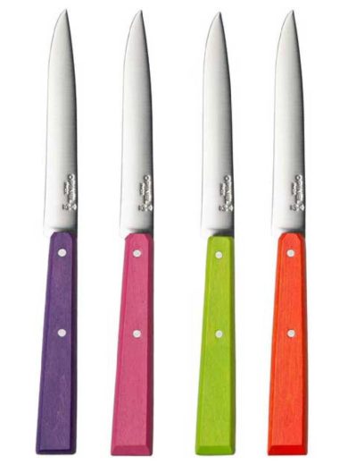 Opinel Bon Appetit Pop Set Of 4 Table Knives N°125