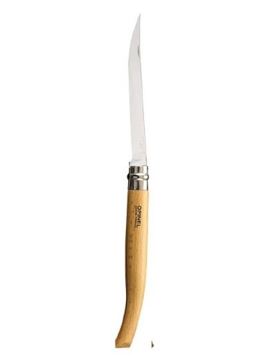 Opinel Slim Line Pocket Knife Beech Handle Various Sizes