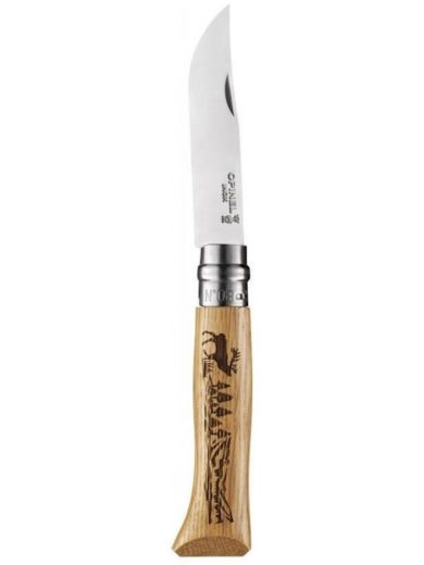 Opinel Traditional Animalia Knife Deer Design N°08