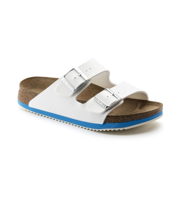 Birkenstock Arizona Unisex White-Blue