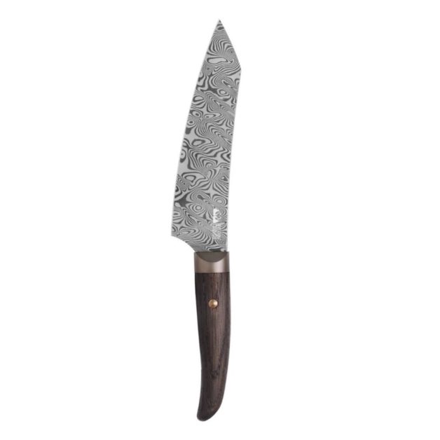 DUE CIGNI Coquus Kengata knife 18 cm Granadillo Wood