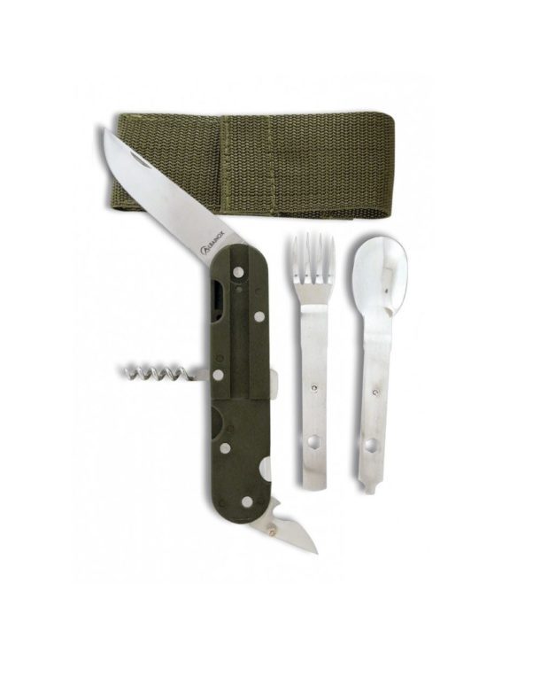 Albainox Knife-Spoon-Fork set